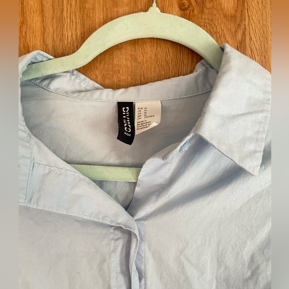 Button up crop top